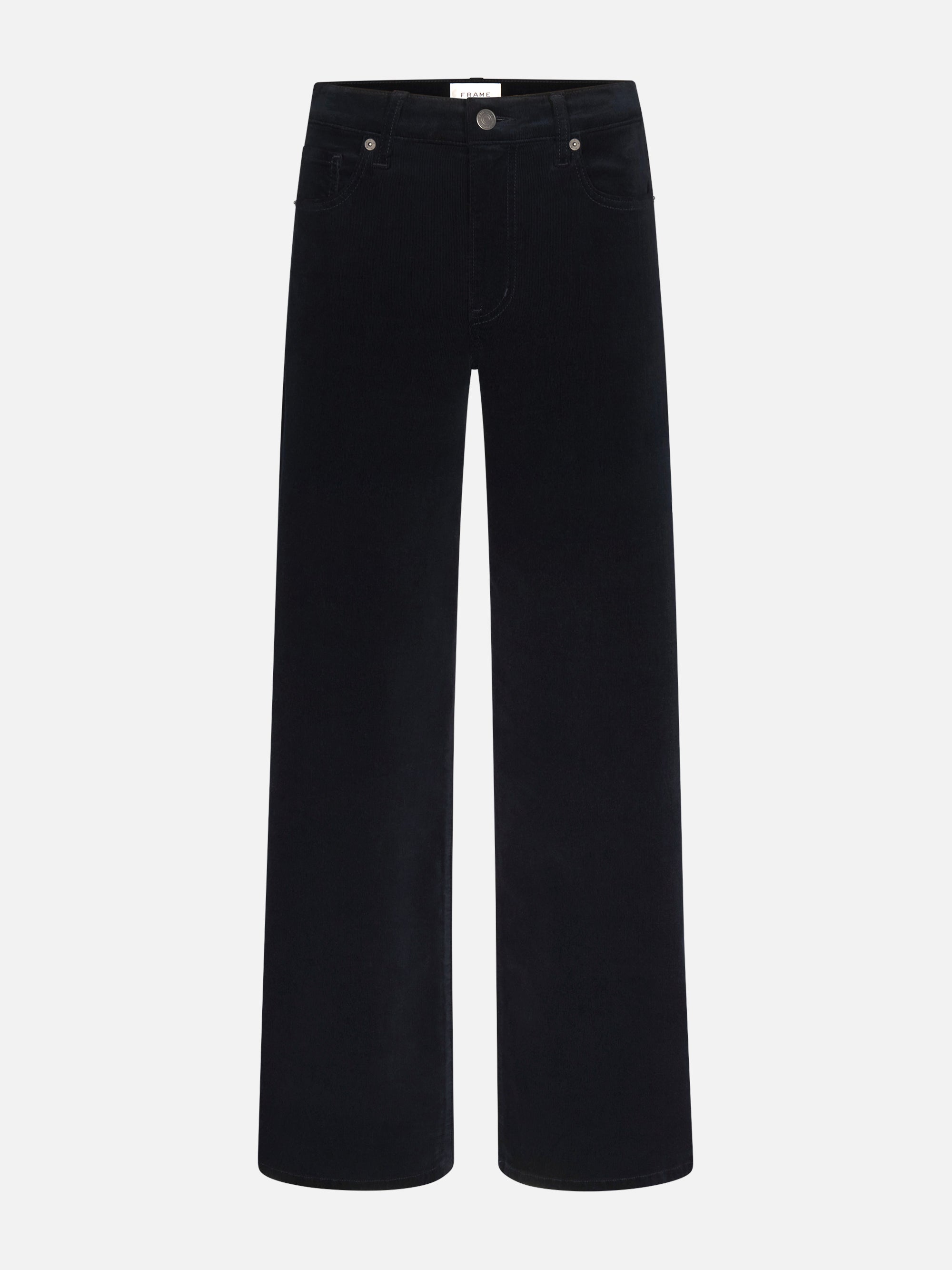 Frame Le Slim Palazzo Corduroy Jeans In Blue