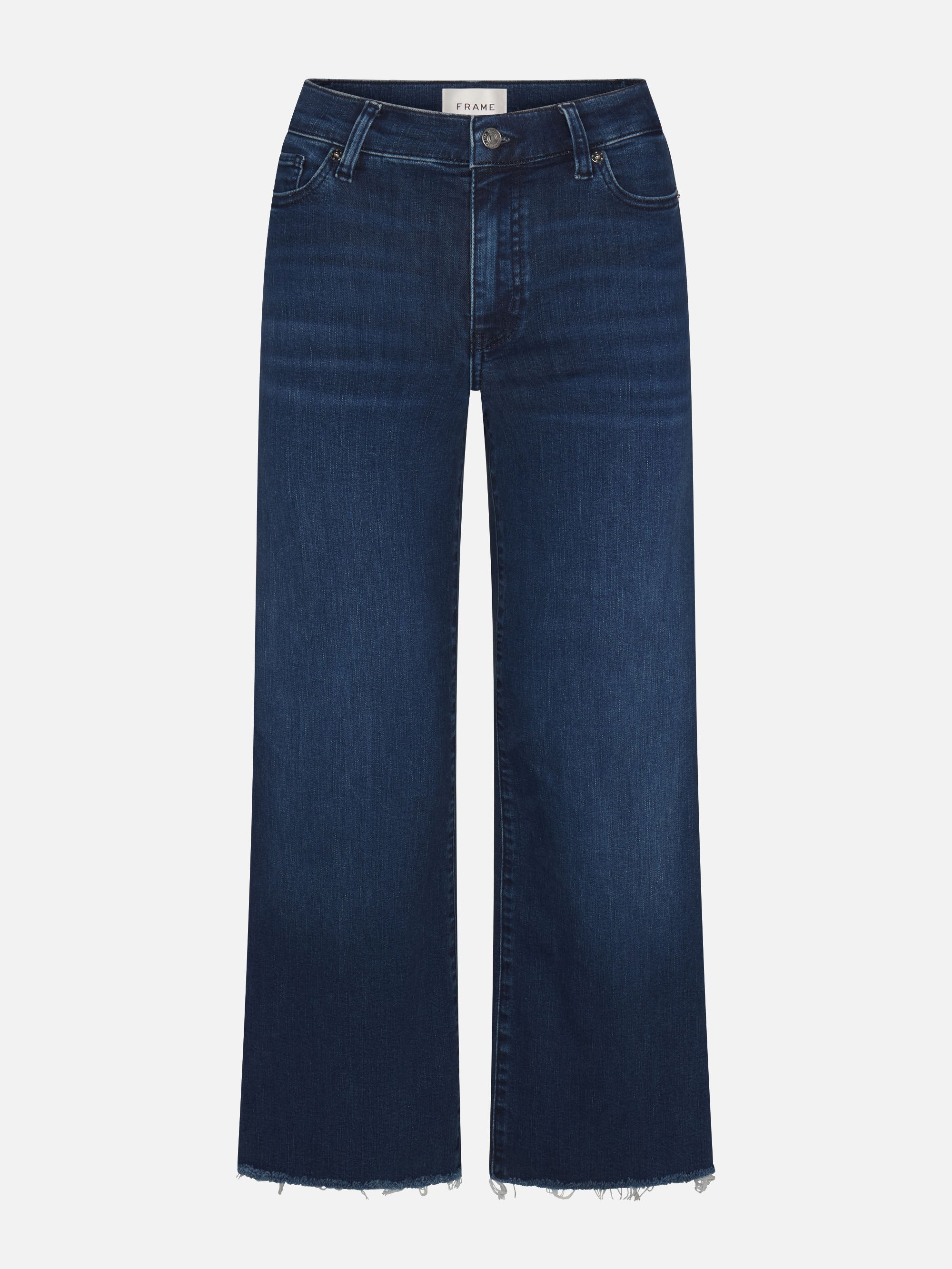 【送料&関税込】Frame Stretch Cotton Cropped Jeans TACSTRUN Women's Straight Leg Jeans Mid Waisted Stretchy