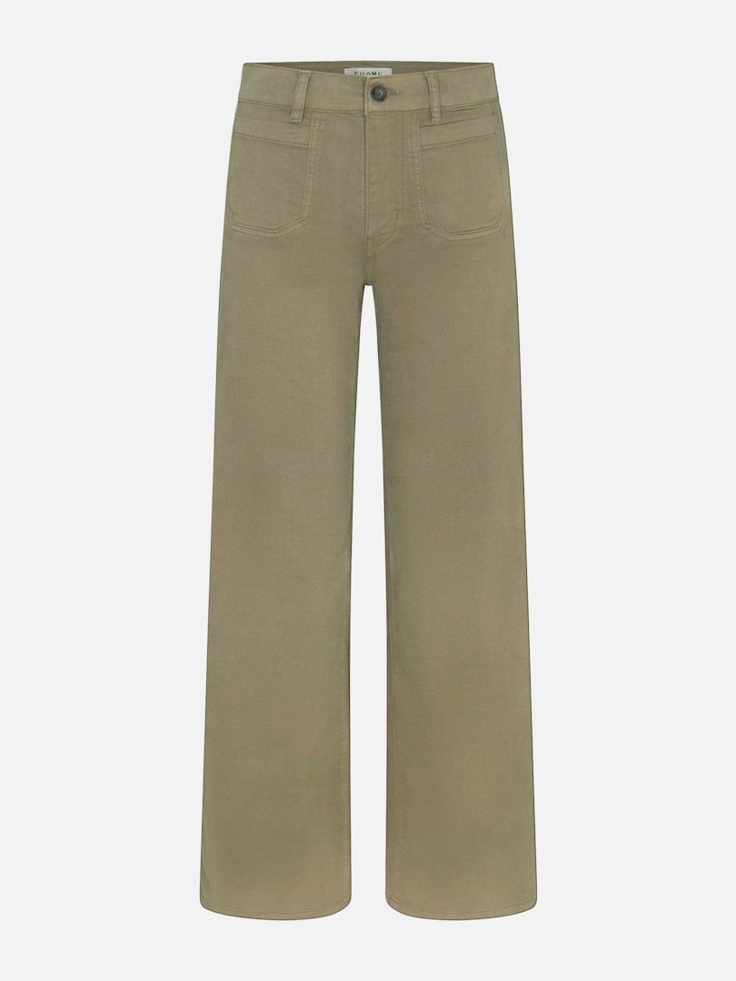 FRAME Women's Le Slim Palazzo Modernist Pocket Jeans Denim Size 33