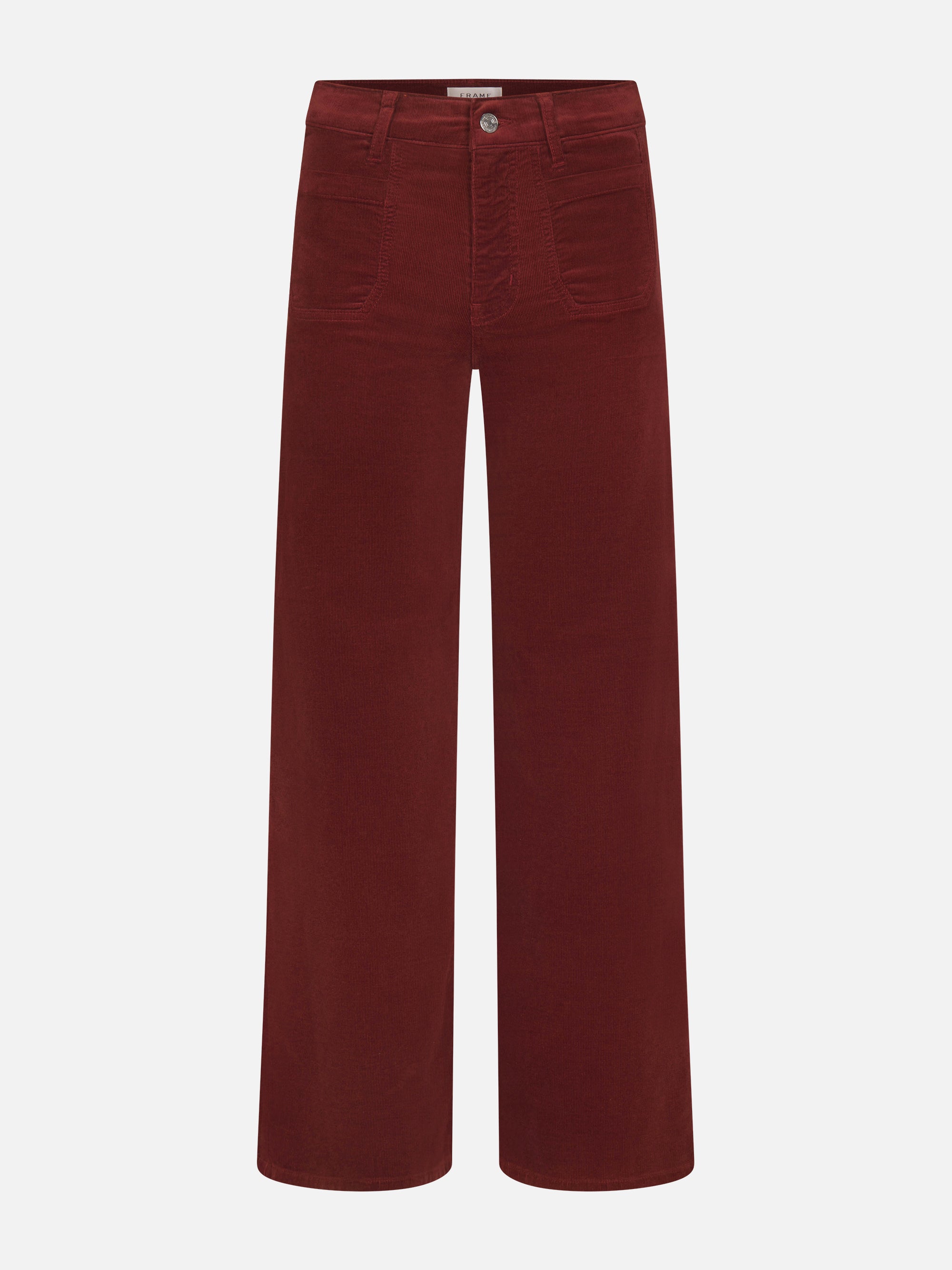 Frame Women's Le Slim Palazzo Modernist Pocket Corduroy Pants