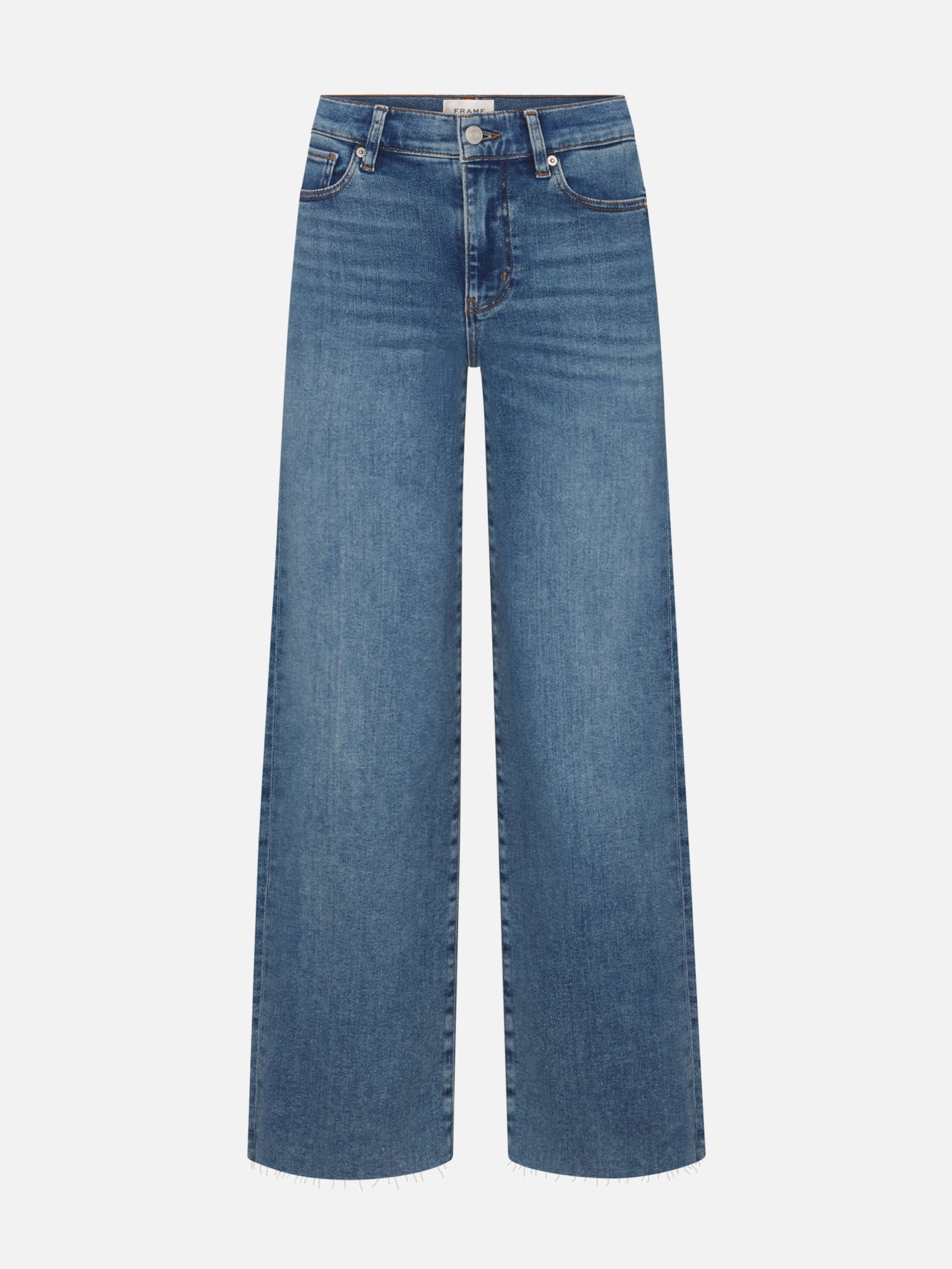 Frame Le Pixie Slim Palazzo Jeans In Blue