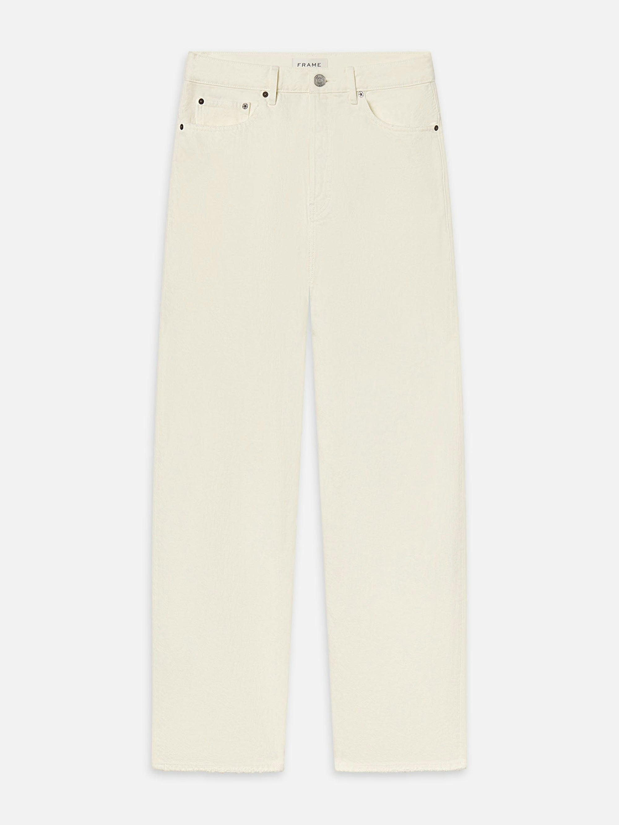 THE STRAIGHT JEAN OFF WHITE – FRAME