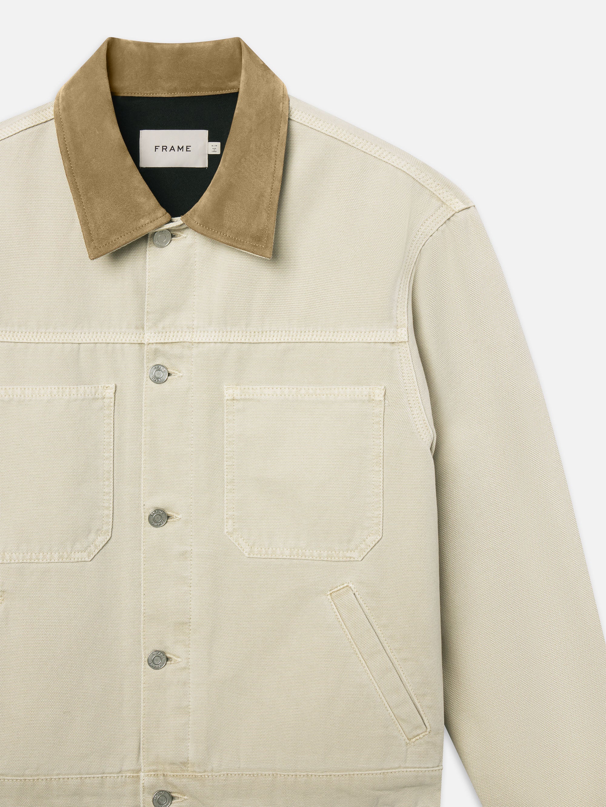 CANVAS UTILITY JACKET BEACH SAND – FRAME