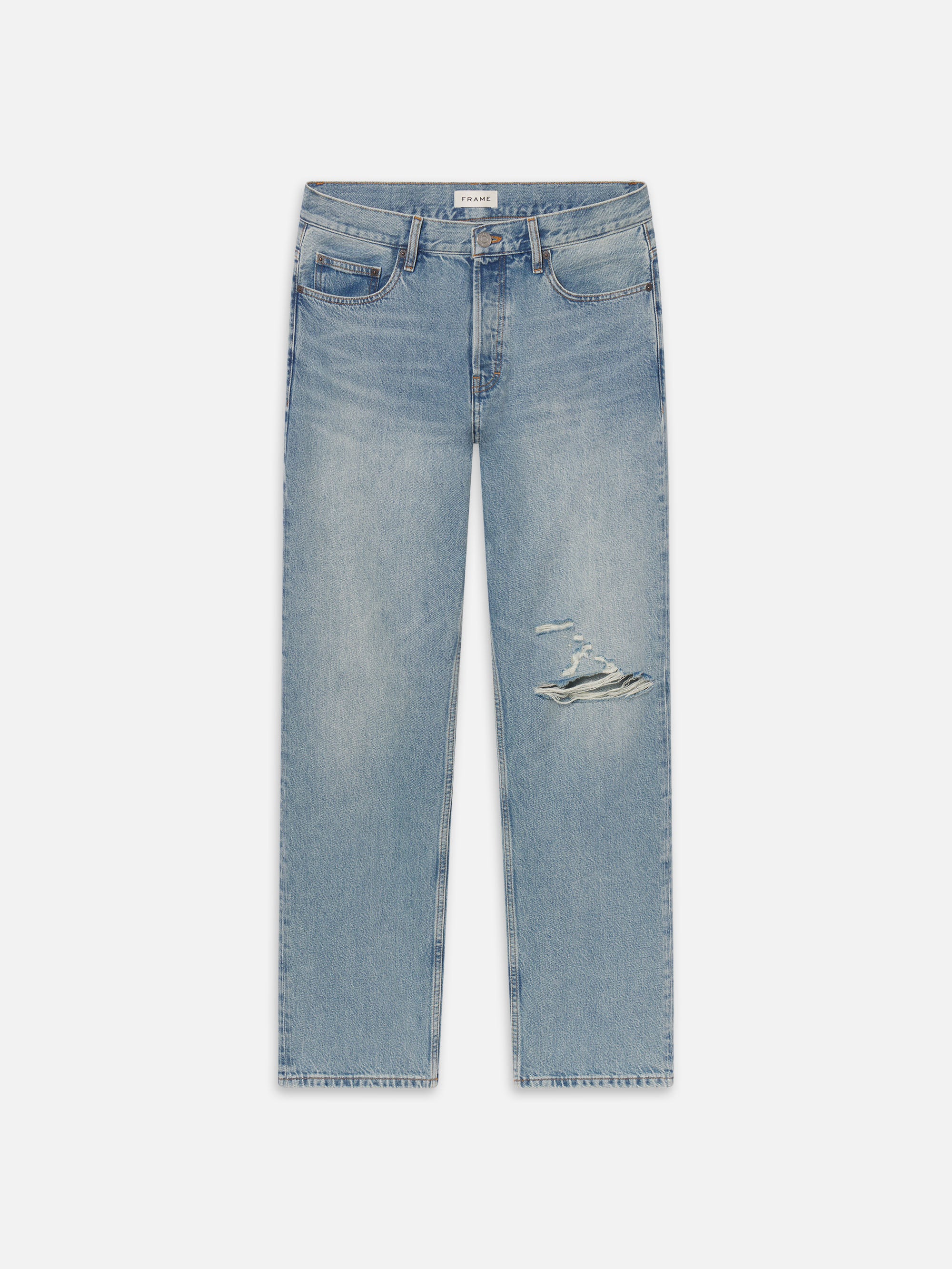 Frame Relaxed Jeans In Blue