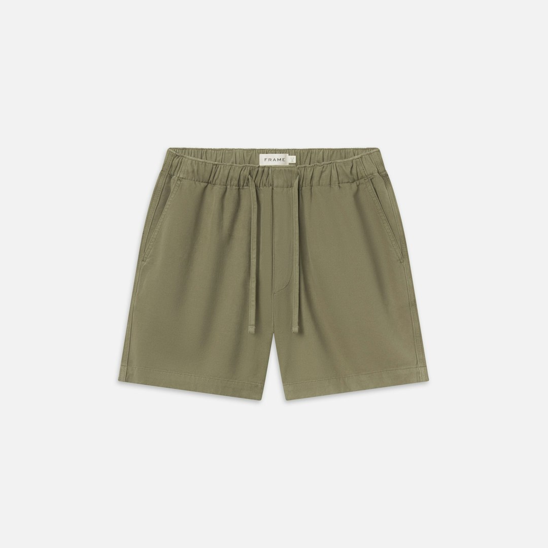 FRAME Men's Canvas Shorts Cotton Size Small