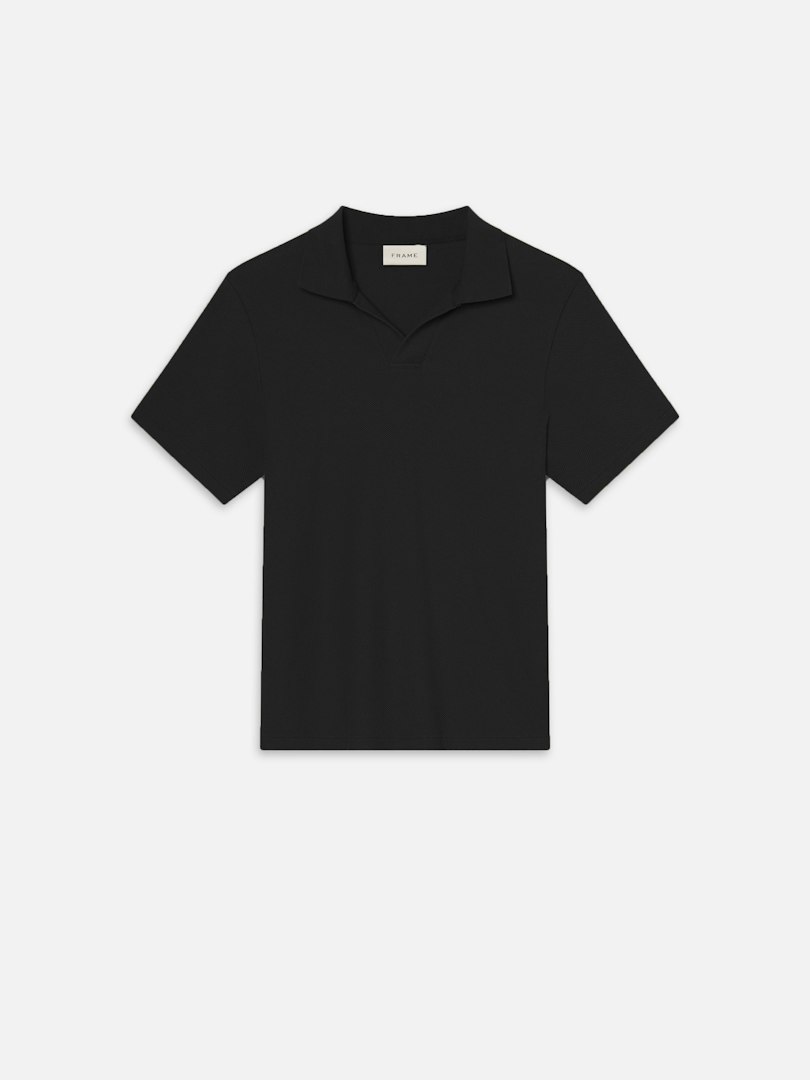 FRAME Men's Jacquard Polo Cotton Size Large