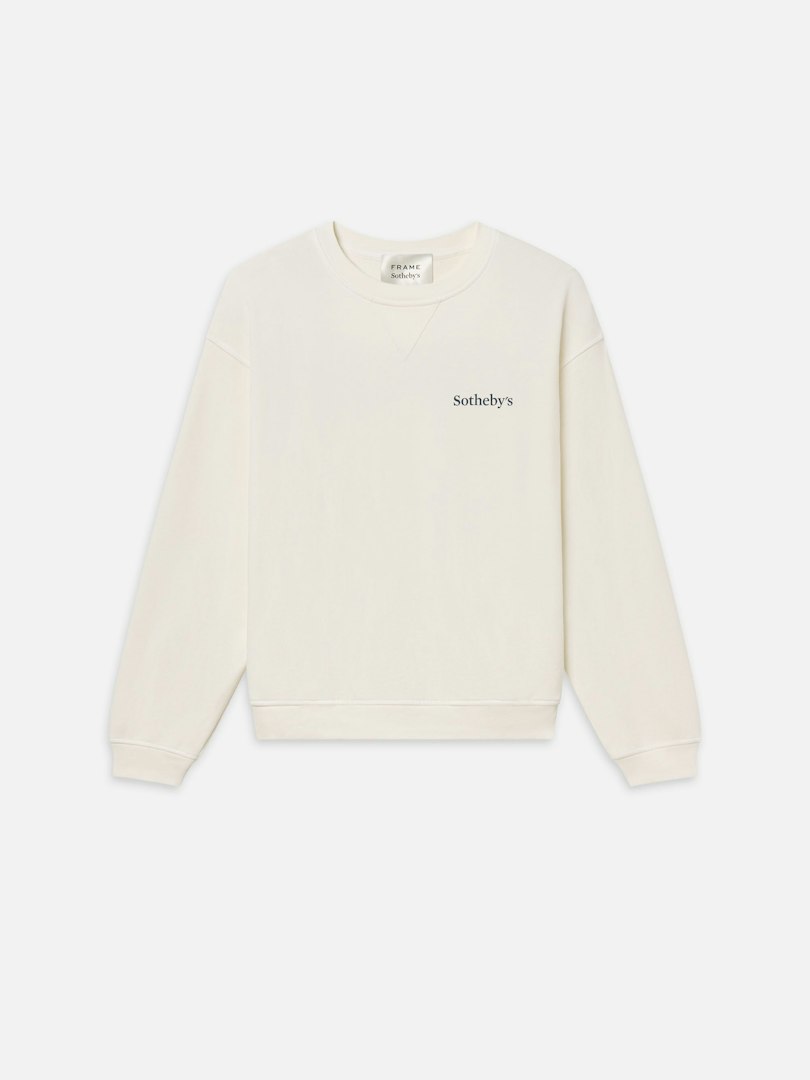 FRAME Sotheby's Unisex Crewneck Sweatshirt Cotton Size Large