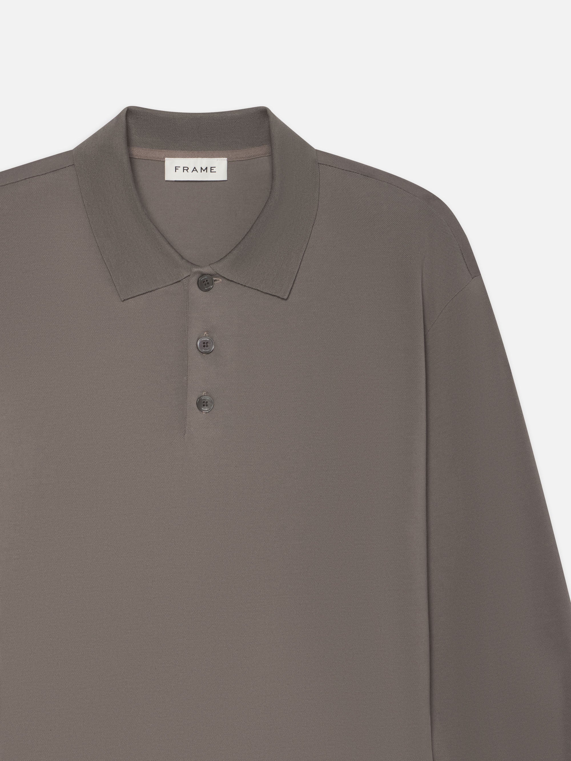pipipo様 M L/S PIQUE POLO SMOKY MOCHA – FRAME