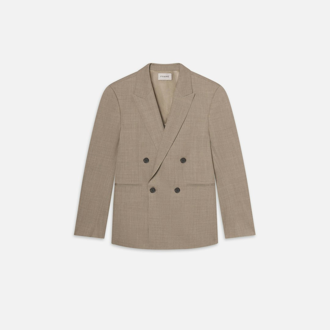 FRAME Men's Double Breasted Blazer Wool Size 42