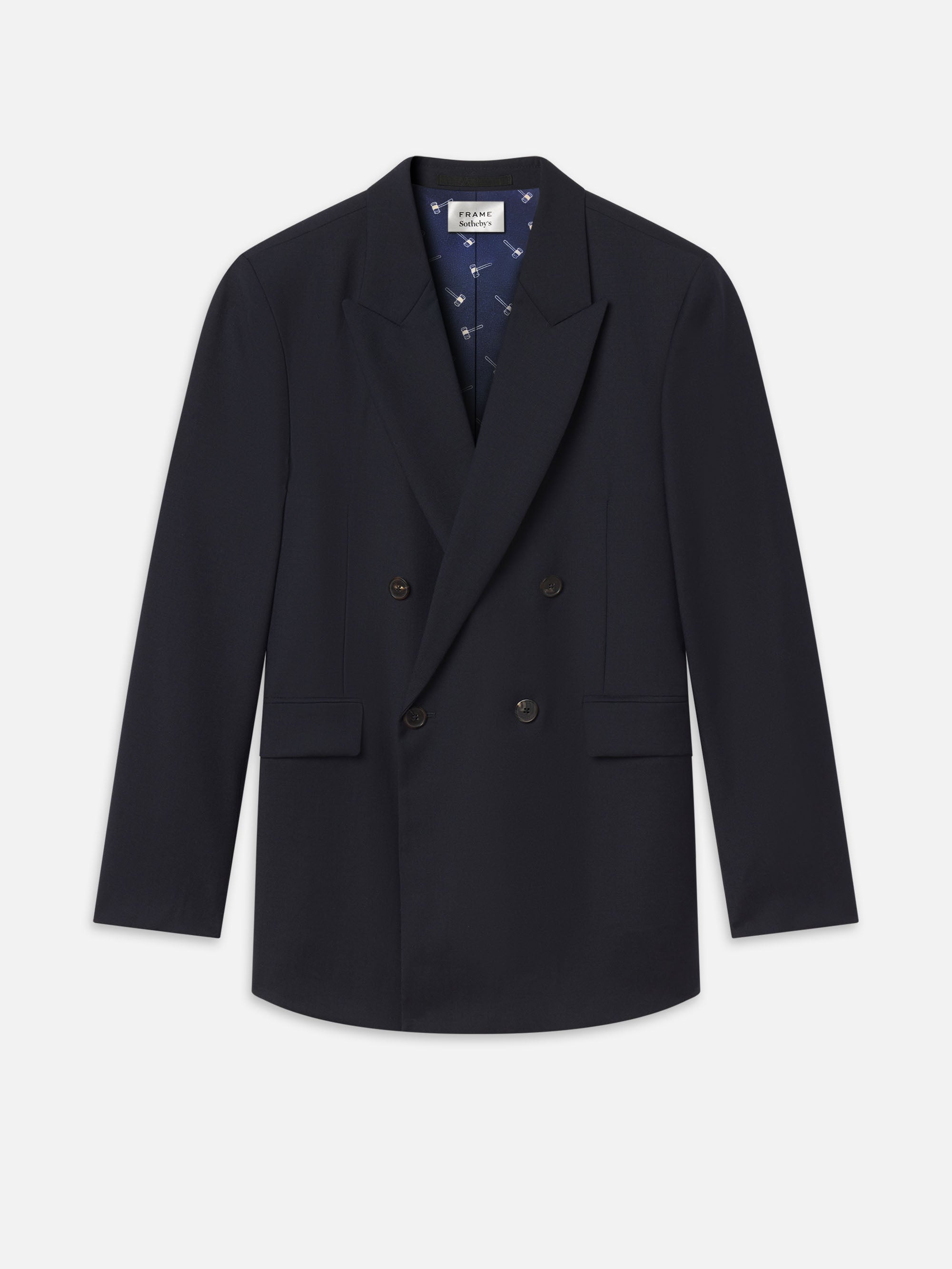 Frame Sotheby's Mens Blazer In Black