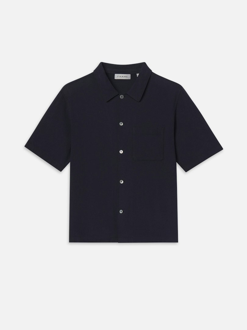FRAME Men's Textured S/S Shirt Cotton Size Small