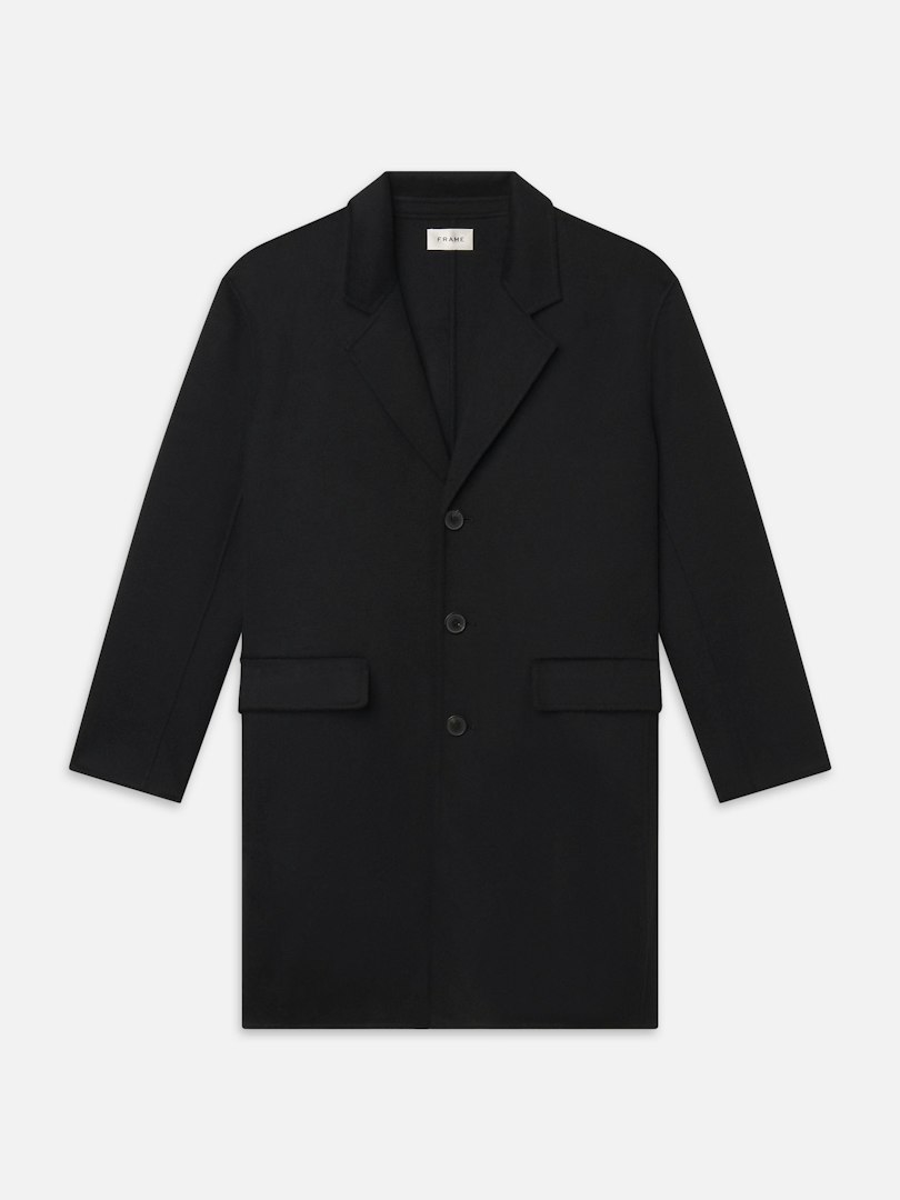 FRAME Men's Double Face Wool Overcoat Size Medium