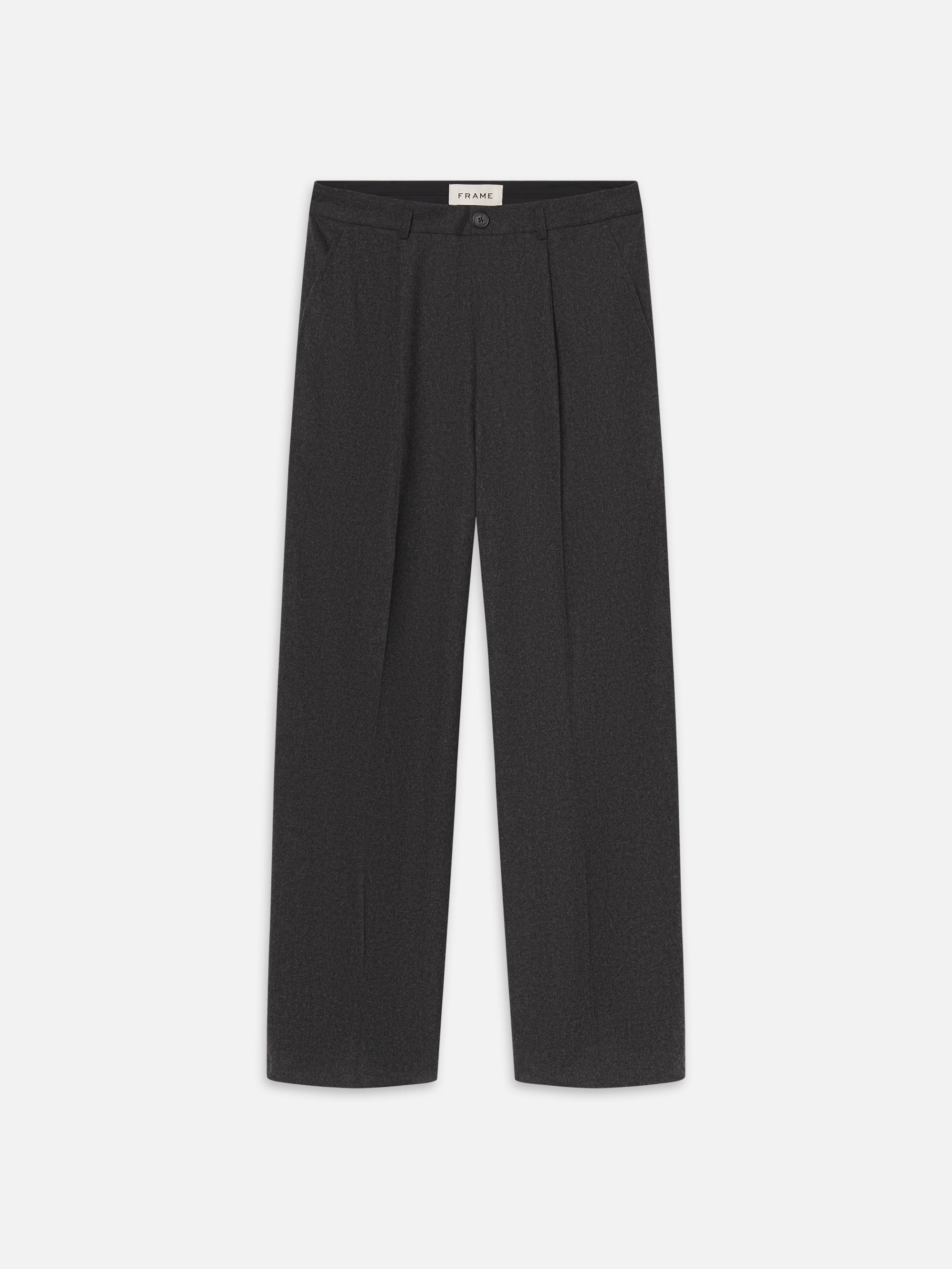 Frame Wool Trousers Pants In Gray