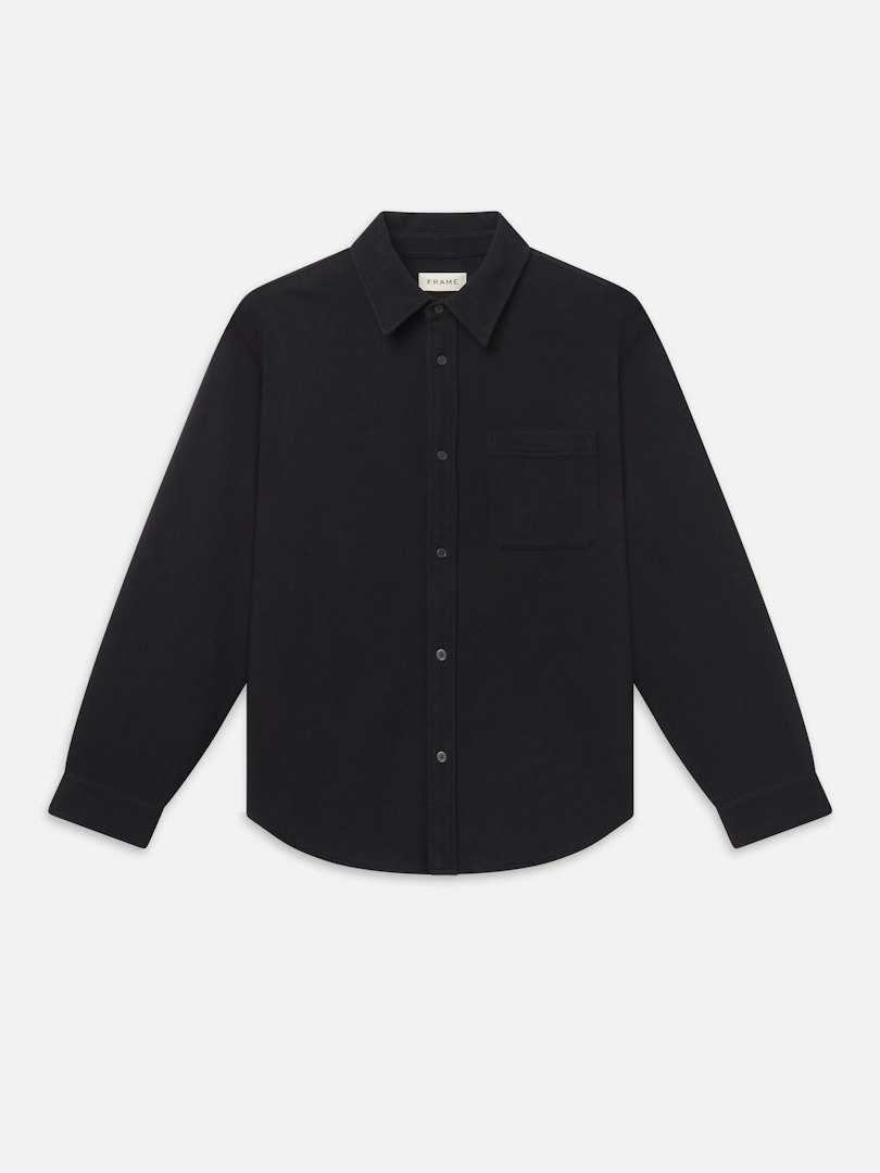 FRAME Men's Waffle Textured Shirt Size XL