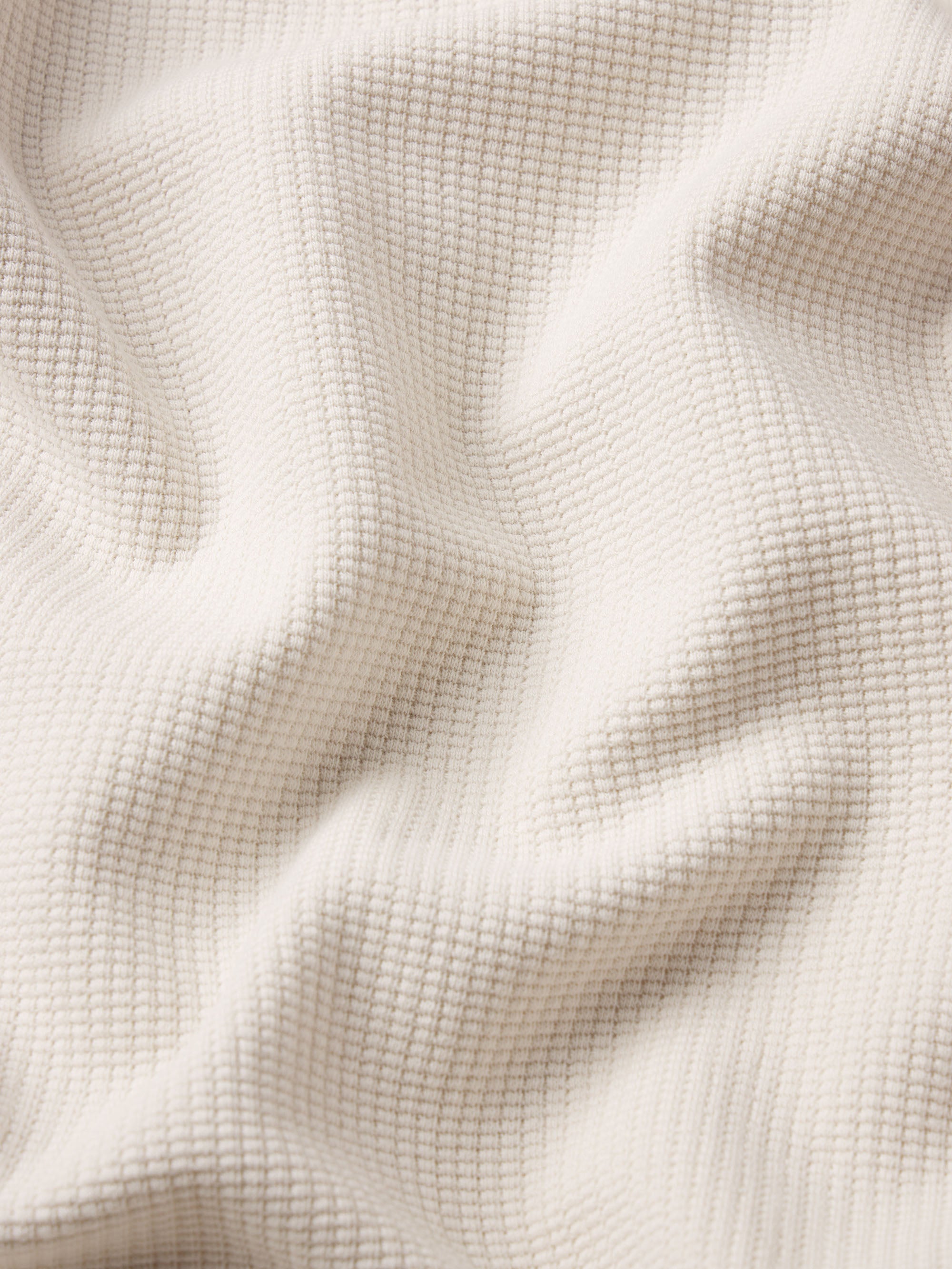 さらに100円引き◆MMLG◆87 WAFFLE SWEAT WAFFLE TEXTURED SHIRT WARM WHITE – FRAME