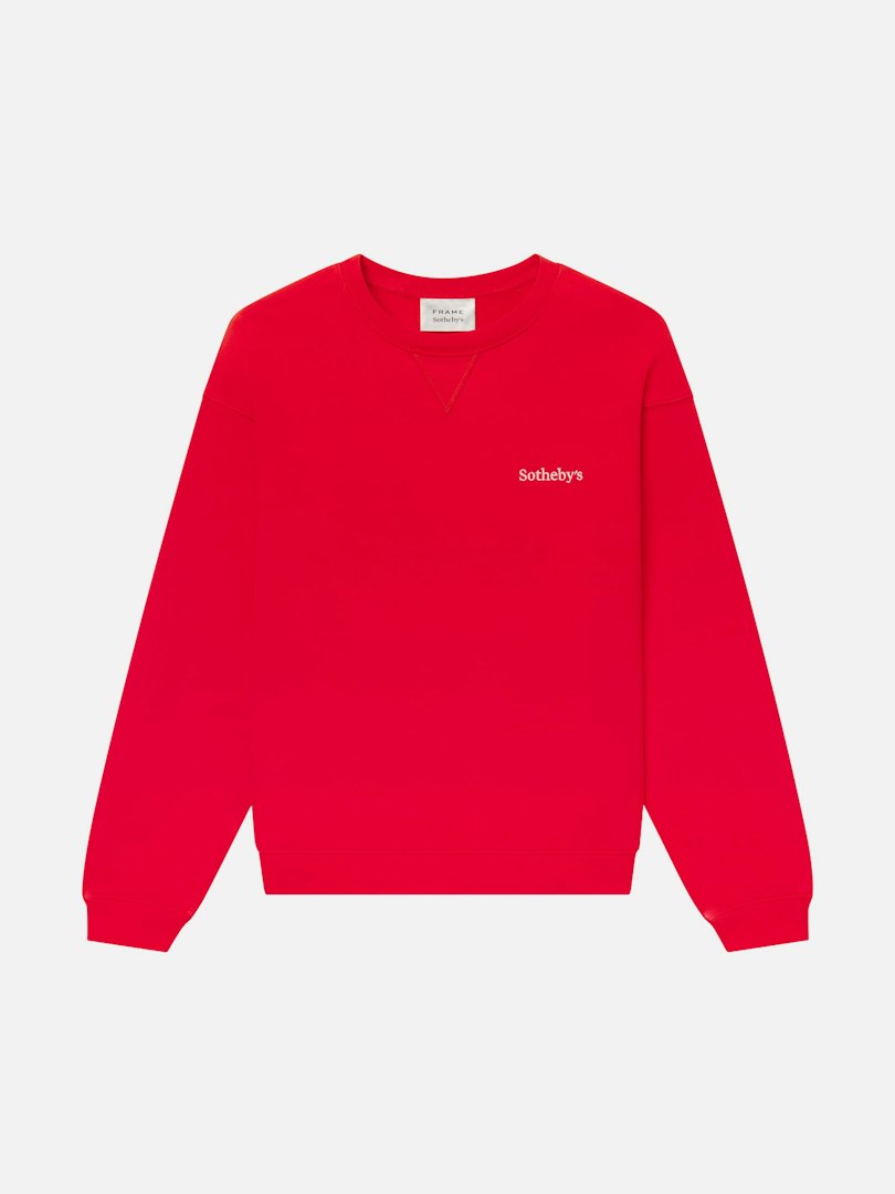 FRAME Men's Sotheby's Sweatshirt Cotton Size Medium
