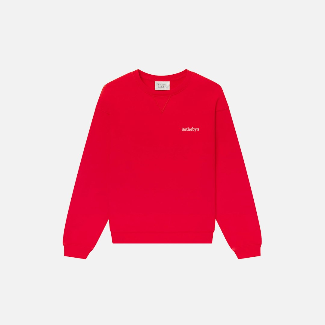 FRAME Men's Sotheby's Sweatshirt Cotton Size Medium