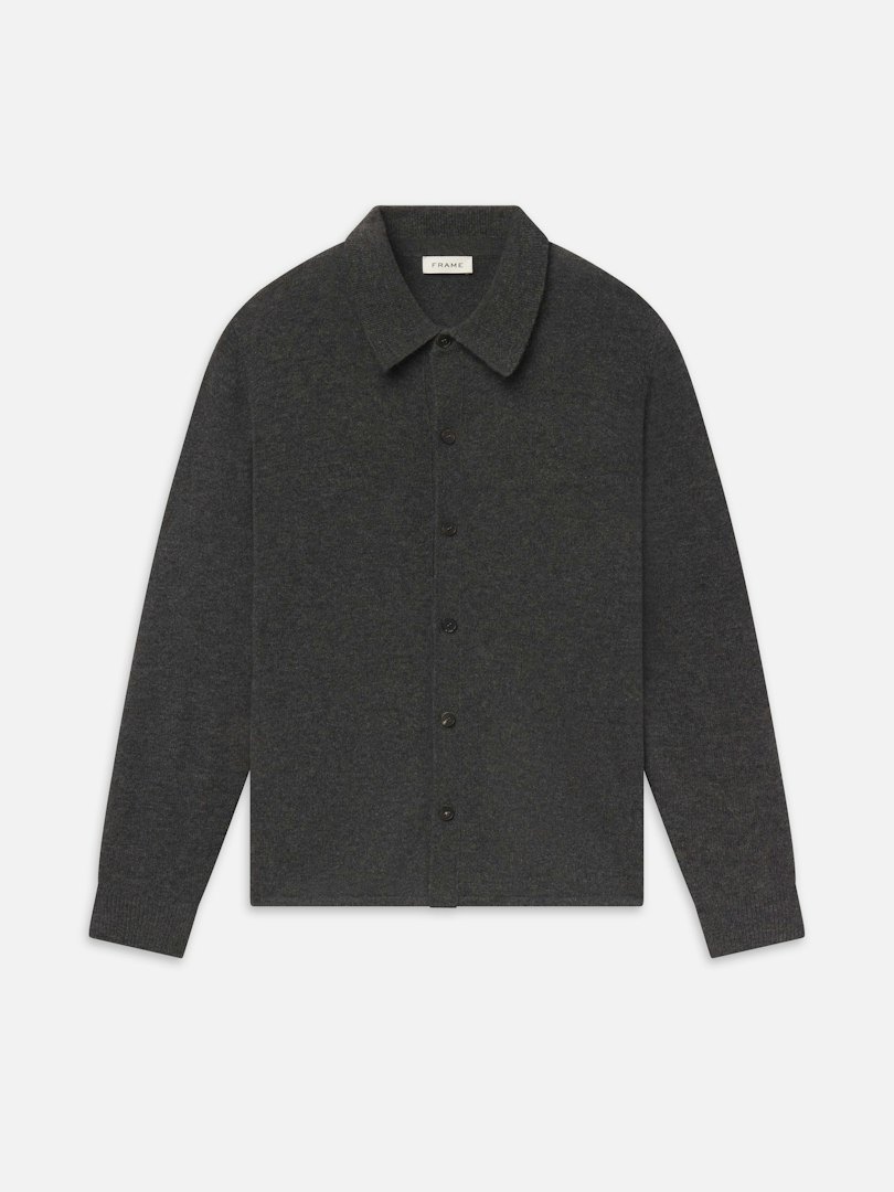 FRAME Men's Boiled Wool Shirt Sweater Size XL