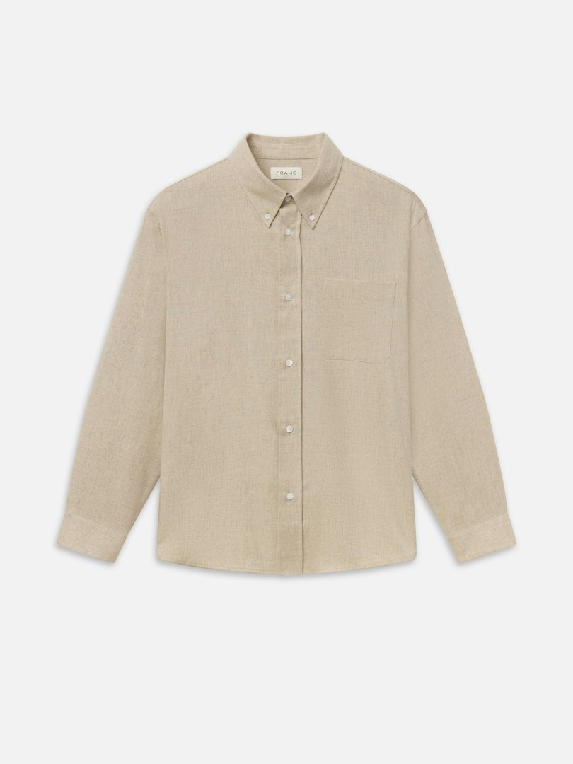 FRAME Men's Wool Blend Shirt Size Small