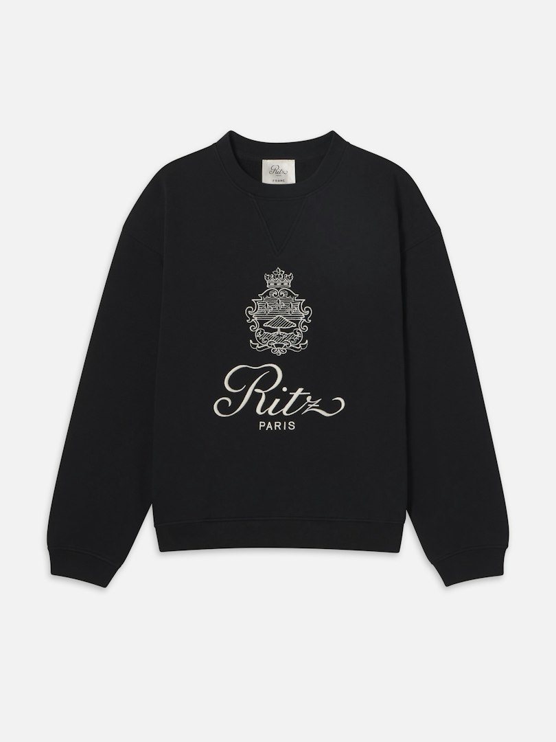 FRAME Ritz Unisex Sweatshirt Cashmere Size Medium