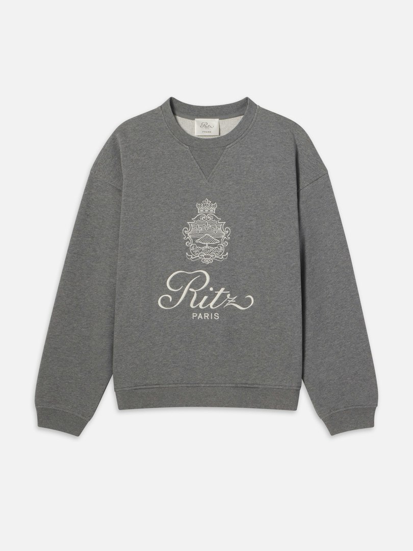 FRAME Ritz Unisex Sweatshirt Cashmere Size Large