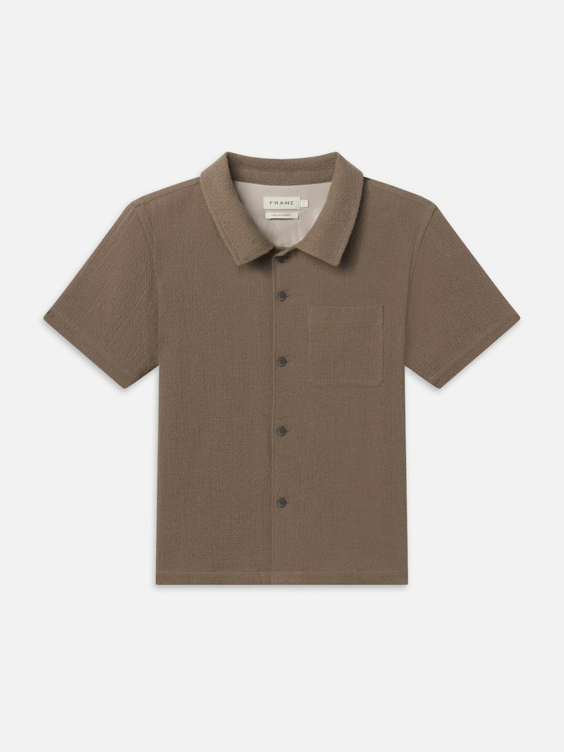 FRAME Women's Open Weave Shirt Cotton Size Small