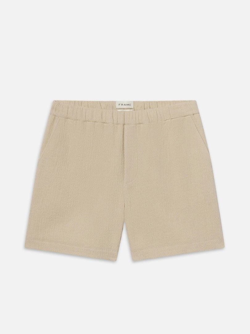 FRAME Women's Open Weave Shorts Cotton Size Medium