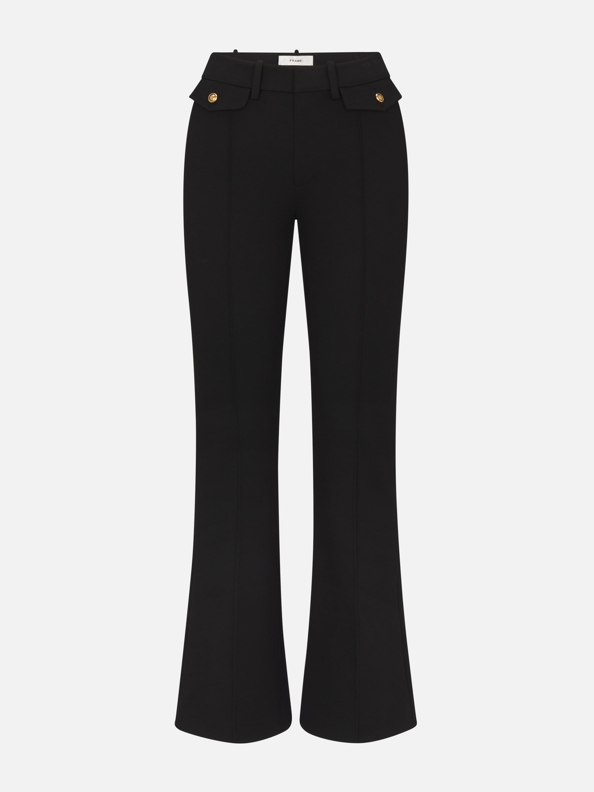Frame Women's The Pixie Reboot Trouser Sculpted Seam Pants In Black
