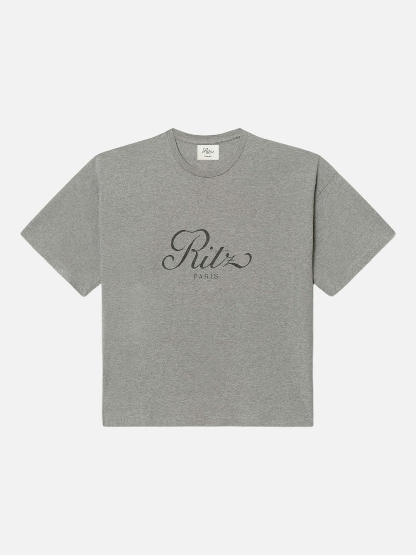 FRAME Ritz Men's Cropped Relaxed T-Shirt Cotton Size XL