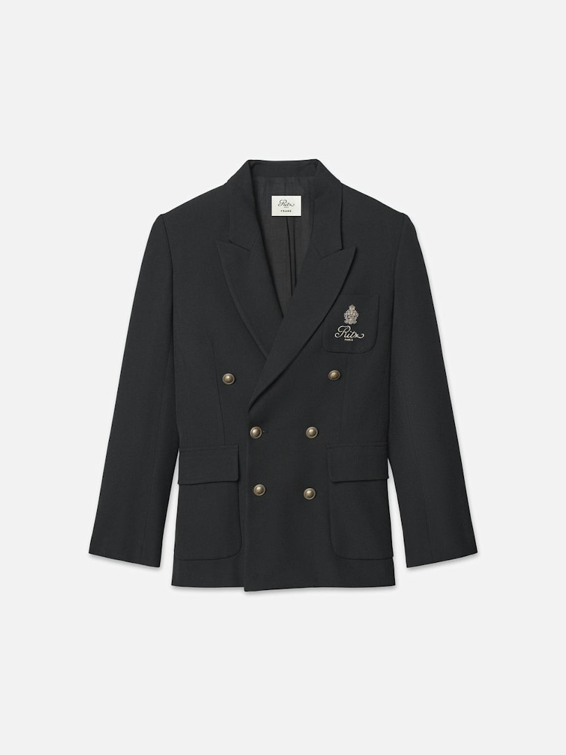 FRAME Ritz Women's Club Blazer Black Size 10