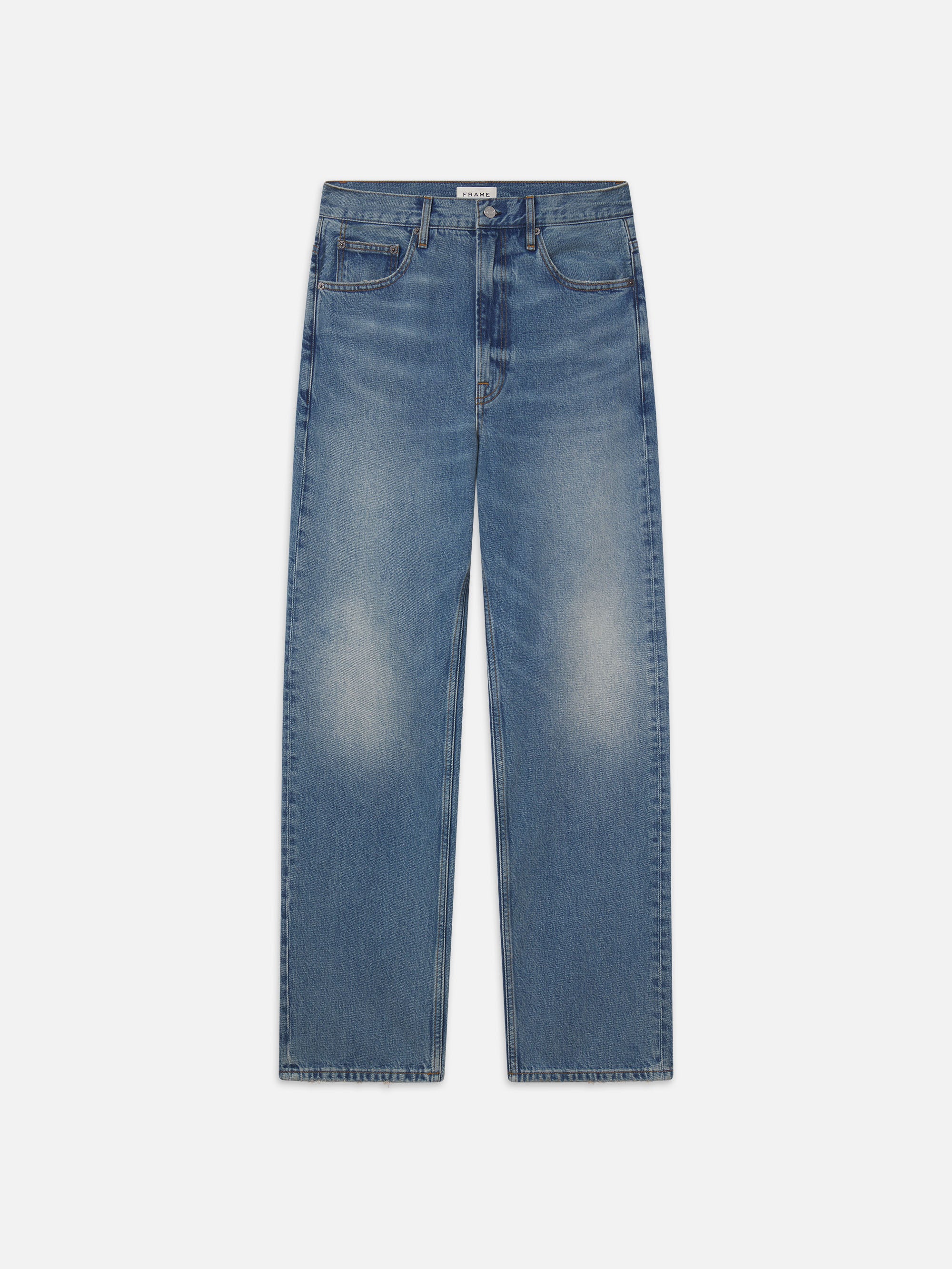 Frame The Boxy Jeans In Blue