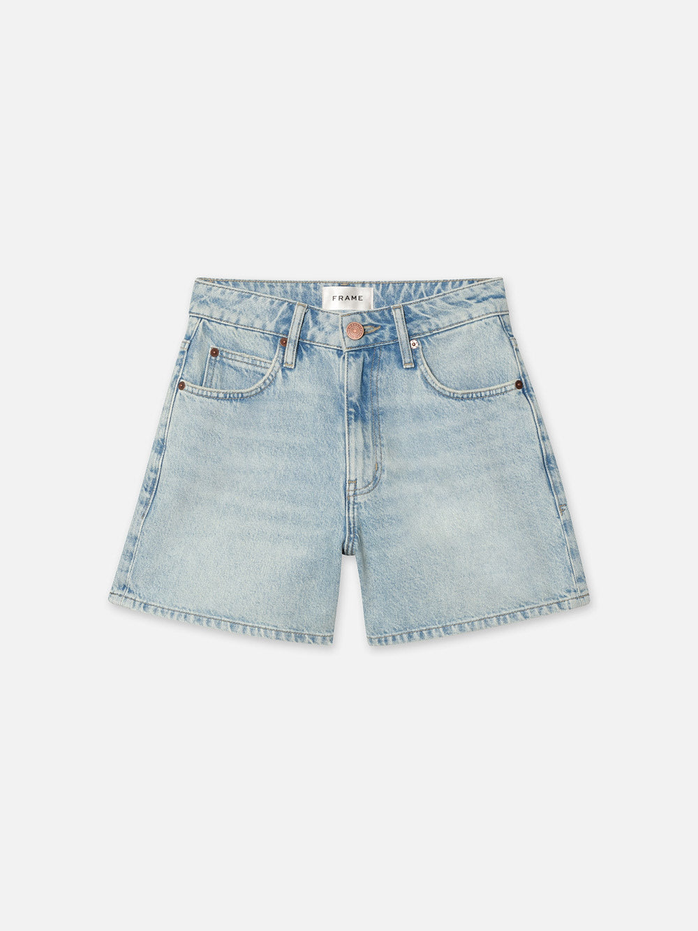 Shop Frame The Easy Shorts In Blue