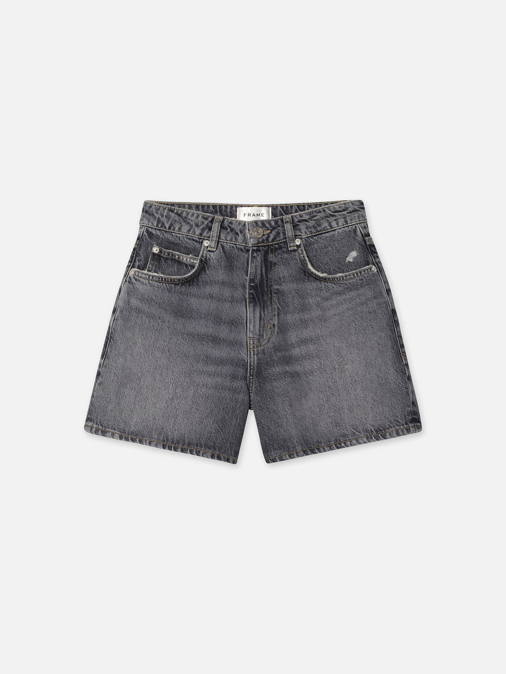 Shop Frame The Easy Shorts In Gray