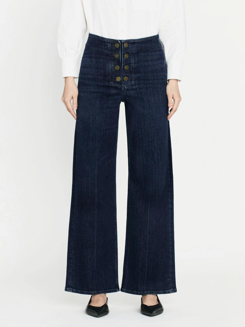 LE SLIM PALAZZO SAILOR PANT IONVIEW – FRAME