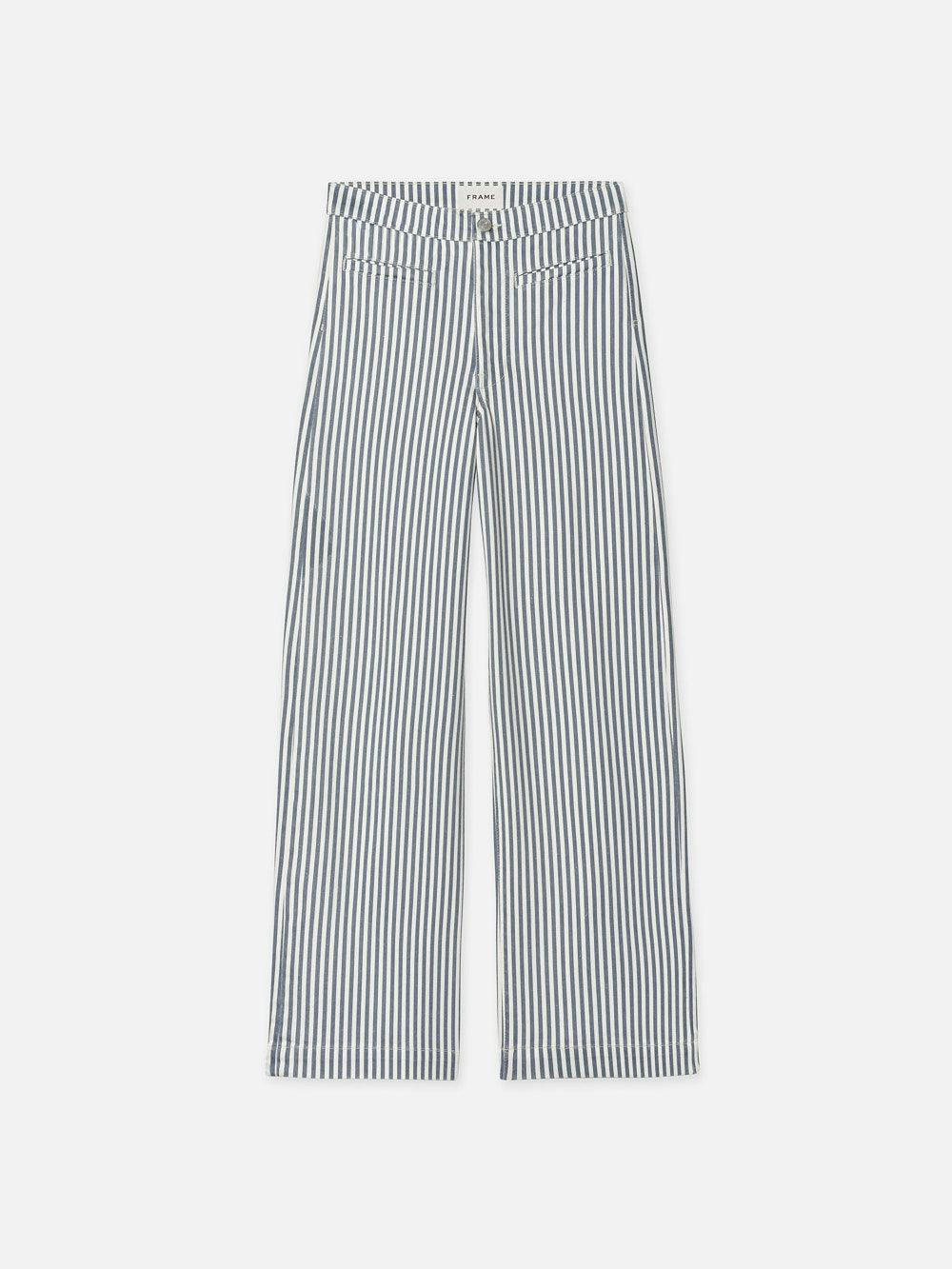 TAILORED TROUSER SEAPORT STRIPE – FRAME