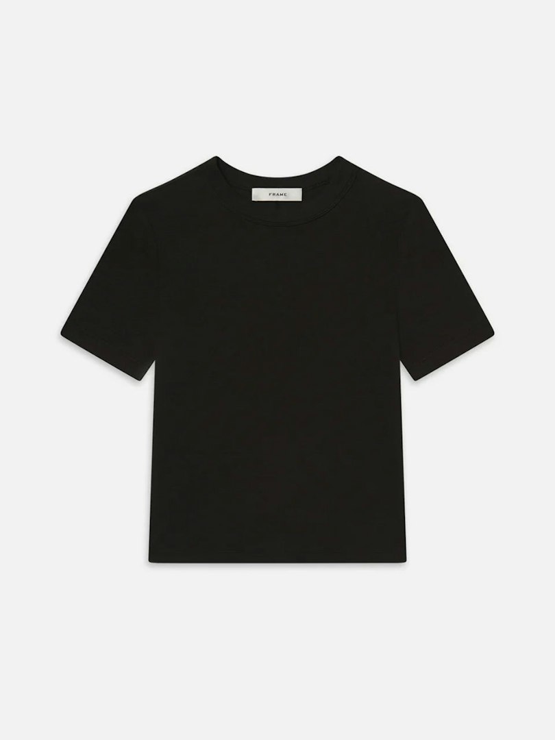 FRAME Women's The Rib Baby T-Shirt Size Medium