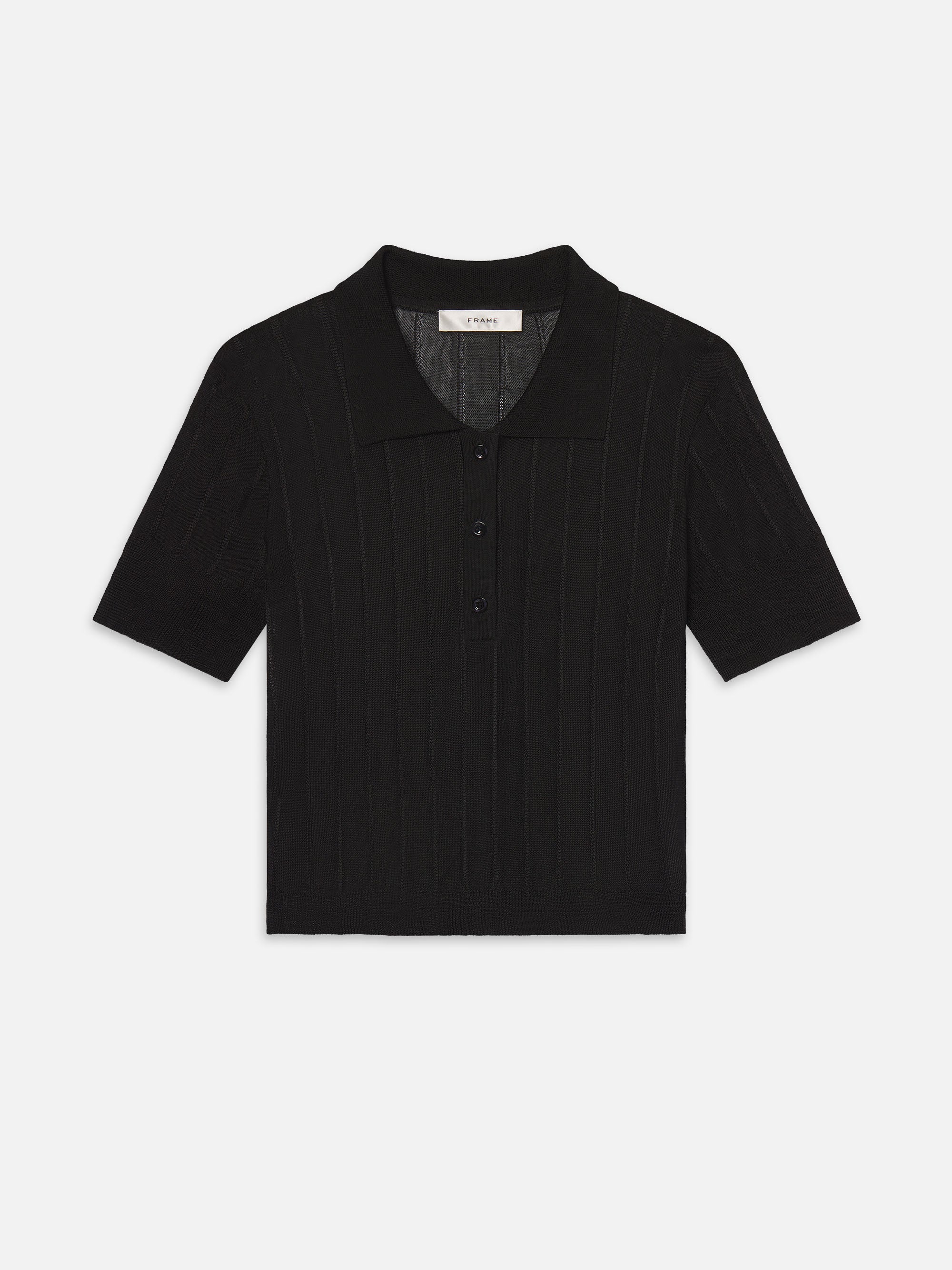 トップス short v neck border knit black OThread & Co. Women's Short Sleeve V-Neck Crop Top Basic