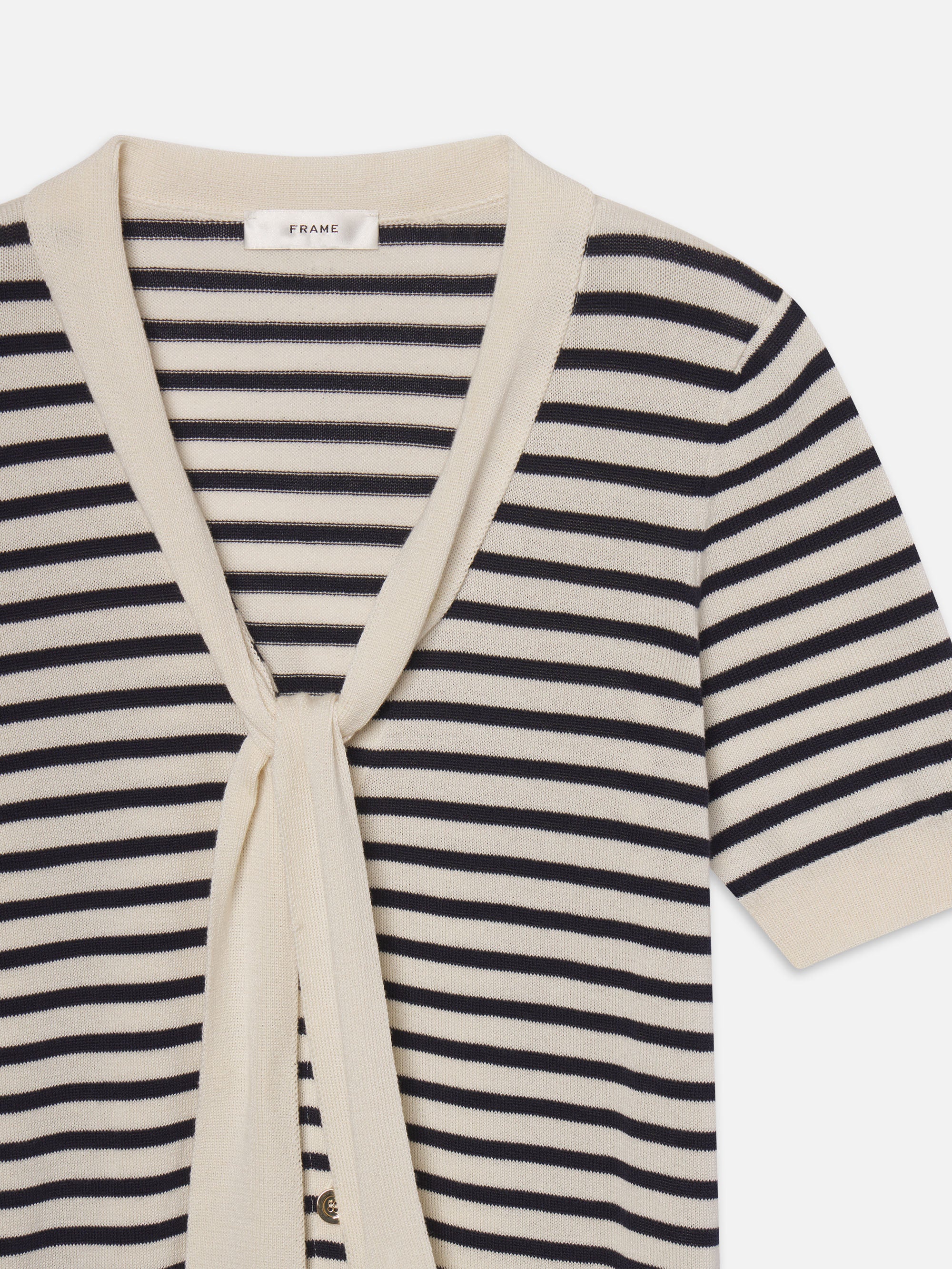THE SAILOR TIE CARDI NAVY MULTI – FRAME