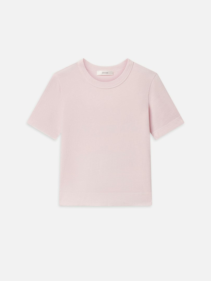 FRAME Women's The Boxy T-Shirt Leather Size Medium