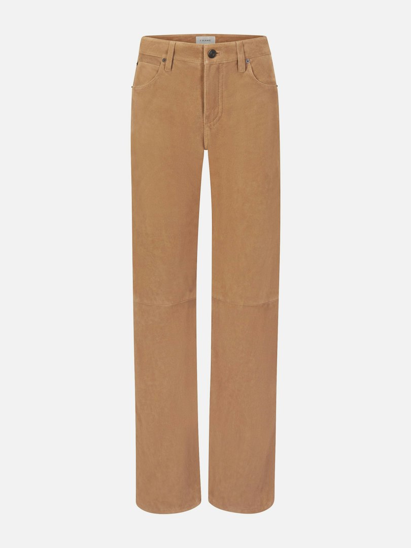 FRAME Women's The Suede Saturday Pants Denim Size 28