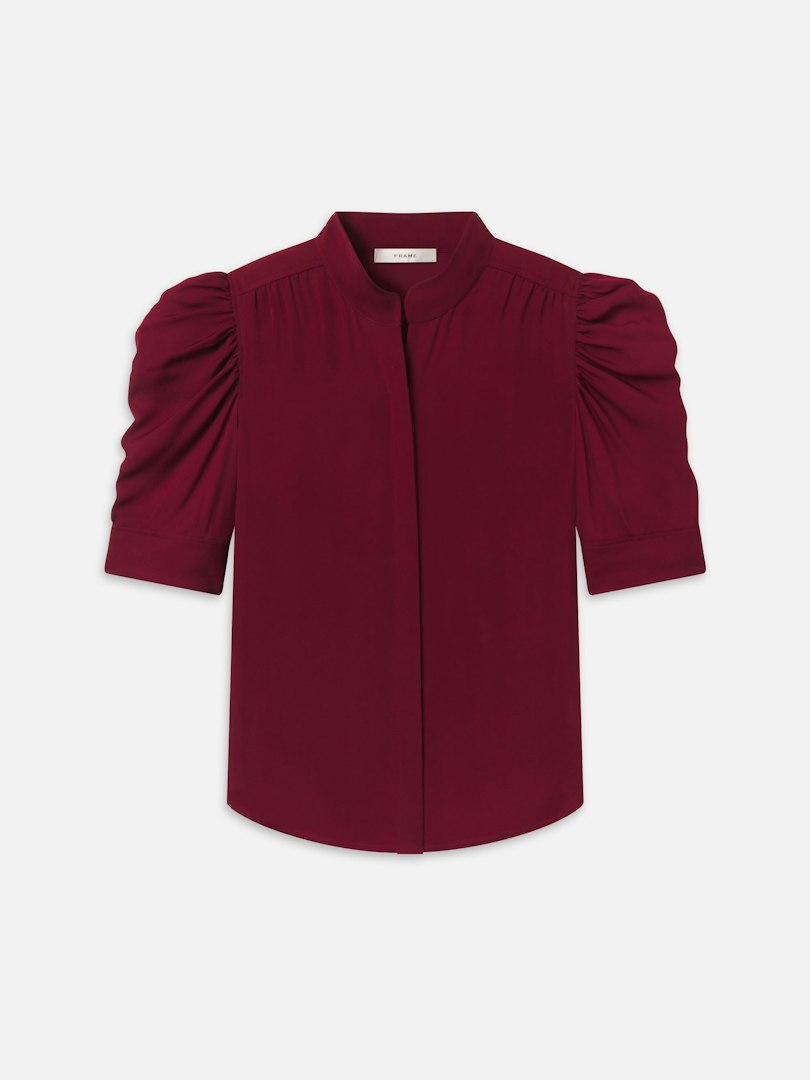 FRAME Women's The Gillian Blouse Top Size Medium