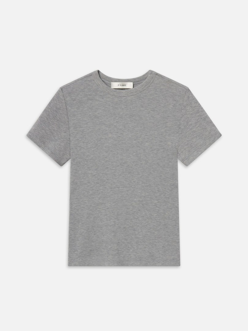 FRAME Women's The Rib Baby T-Shirt Size Small