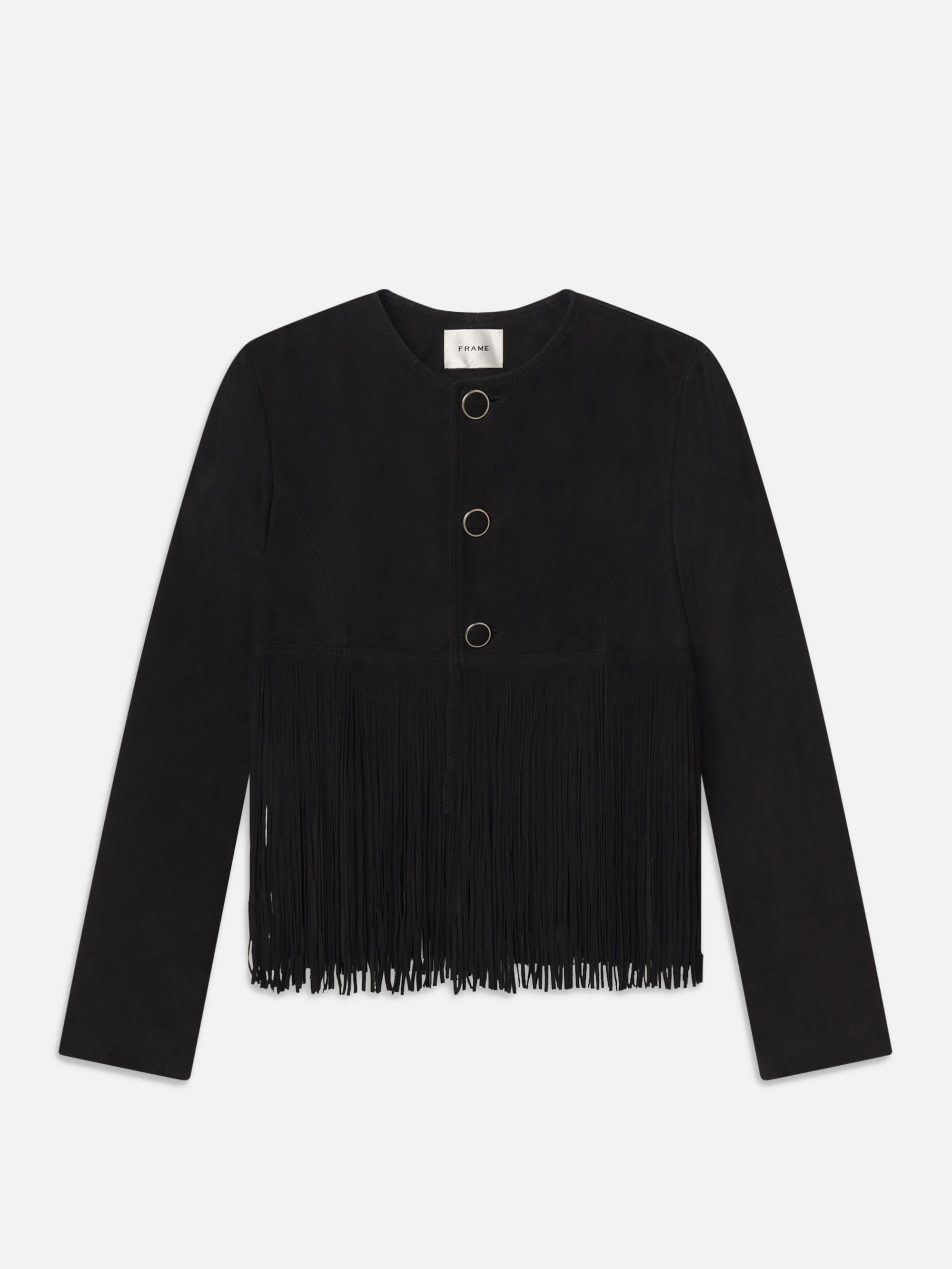 Frame The Saddle Jacket In Black