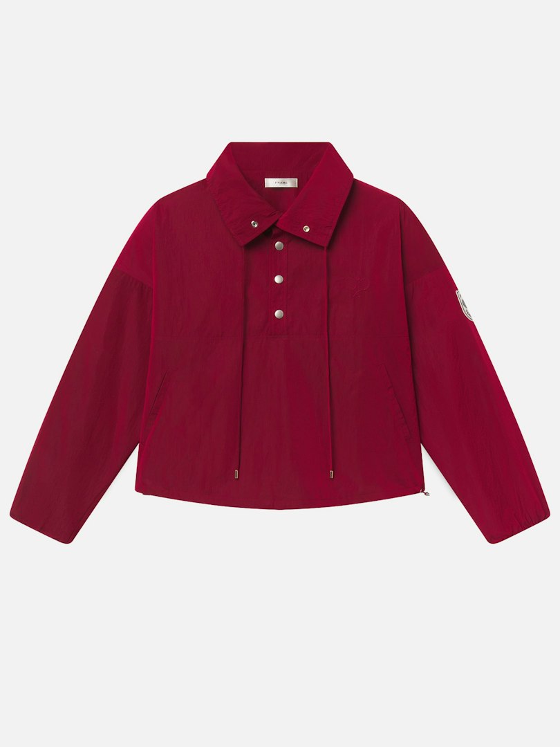 FRAME Women's The Tennis Windbreaker Ace Red Size Small