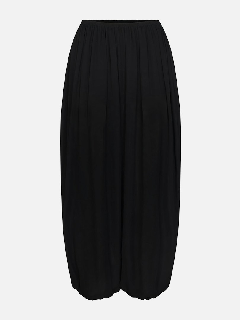 FRAME Women's The Silk Balloon Pants Black Size Medium