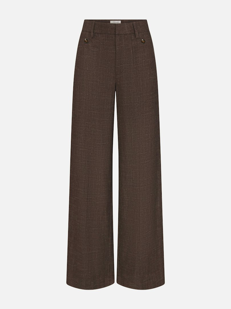 FRAME Women's The Slim Palazzo Trouser Modernist Pocket Pants Size 2