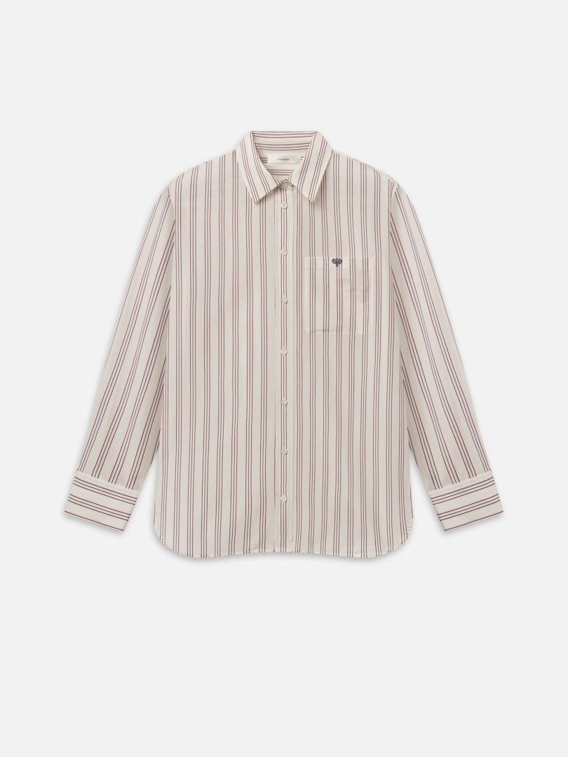 FRAME Women's The Tennis Boy Shirt Size Small