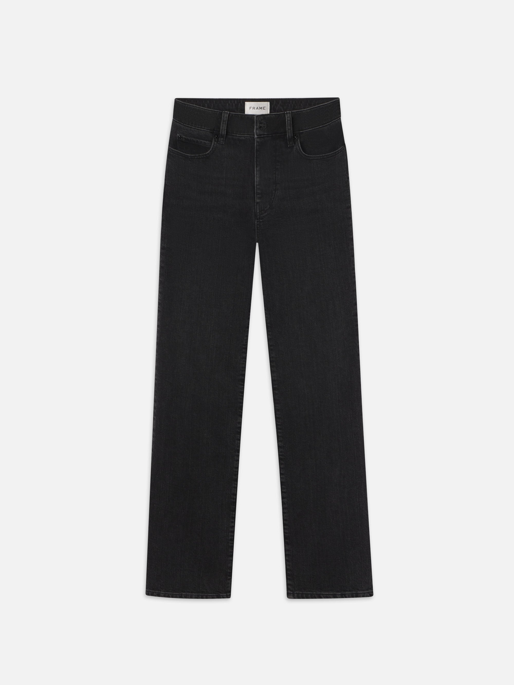 Frame The Jetset Stacked Pencil Jeans In Black