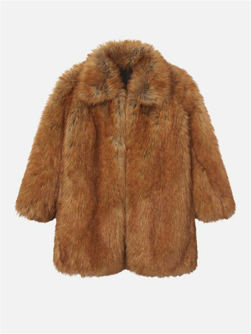 FRAME Women's The Amelia Coat Dark Amber Size Small