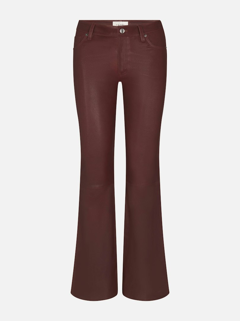 FRAME Women's The Leather Reboot Pants Size 28